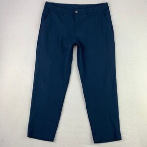 lululemon ABC Classic-Fit Pants Mens 34x26 Dark Navy Preppy Golf Warpstreme Work